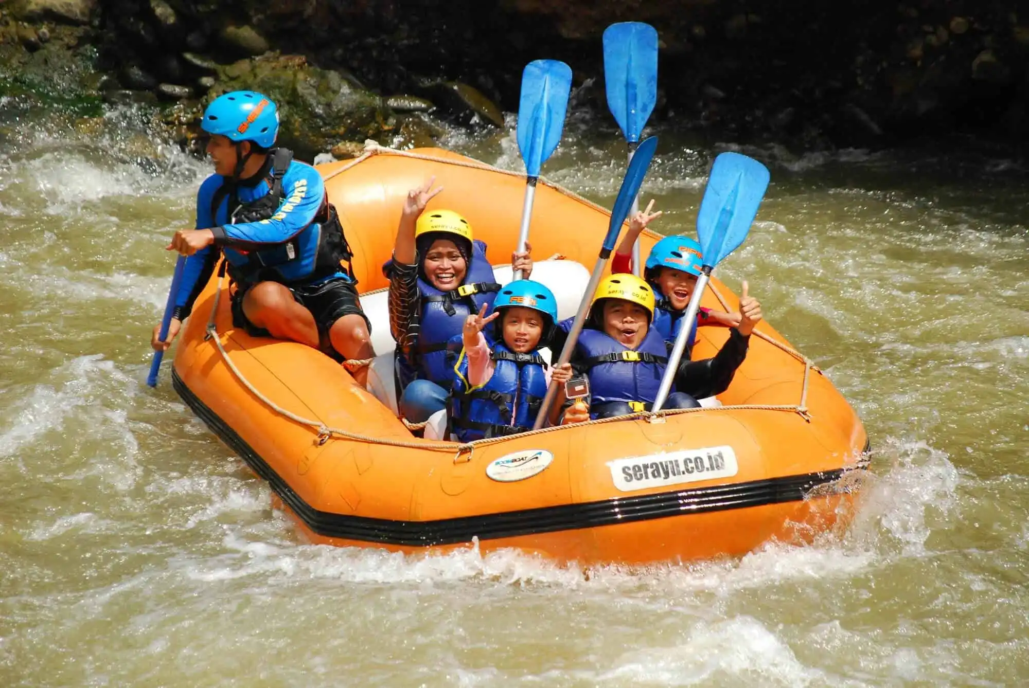 Rafting Serayu Banjarnegara - Serayu Adventure Rafting Banjarnegara
